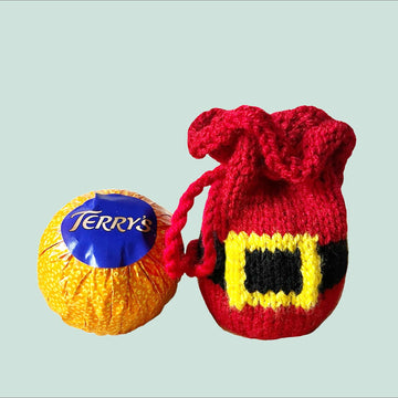 Santa belt chocolate gift bags