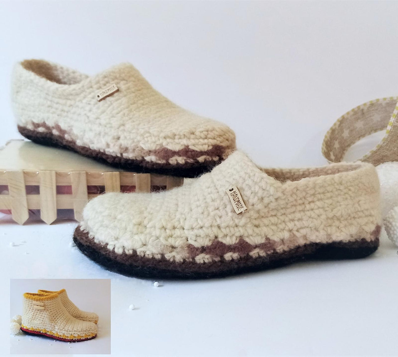 Slippers boots or moccasins