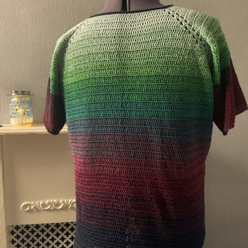 Boho Square Neck T-Shirt