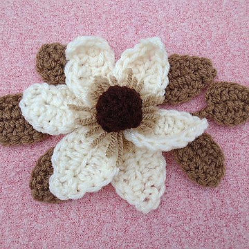 CF01 Magnolia Flower and Leaves