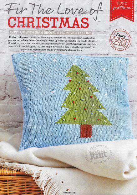 Christmas Tree Cushion Cover