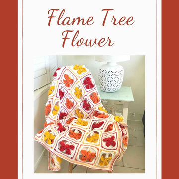 Flame Tree Flower Crochet Pattern