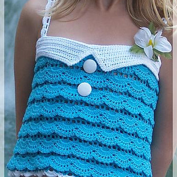 Splash Crocheted Tank Top