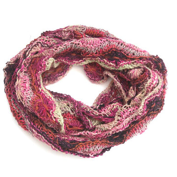 Flowery Infinity Scarf