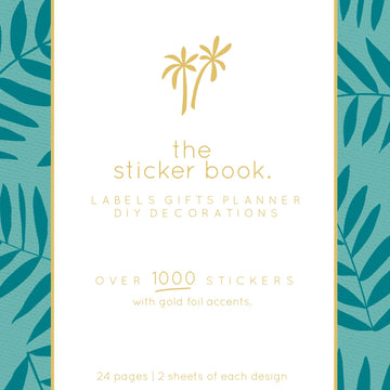 Kaisercraft Kaiser Style Sticker Book 6"X8" - Paradise W/Gold Foil Accents; 1,000+