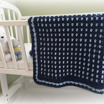 Block Stitch Baby Blanket