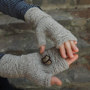Shreds of Fog Mitts