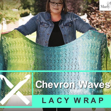 Chevron Waves Lacy Wrap