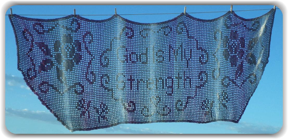 God is My Strength Prayer Shawl