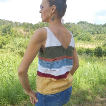 Iris tank top