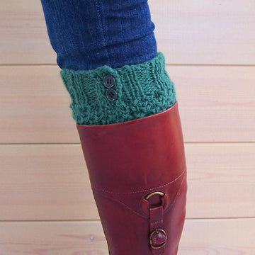 Forest boot cuffs