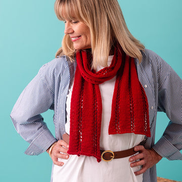 Kingscote Scarf in Berroco Vintage Sock - Downloadable PDF