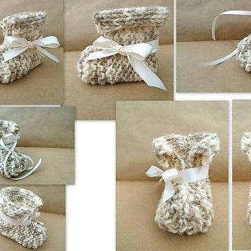 857- Beginner Baby Booties