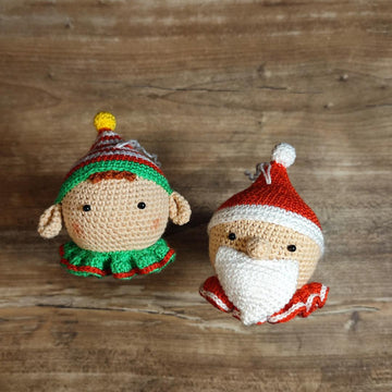 Santa & Elf Crochet Pattern Set