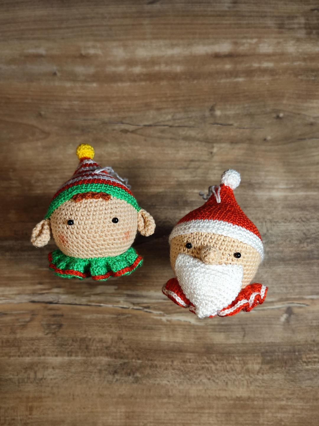 Santa & Elf Crochet Pattern Set