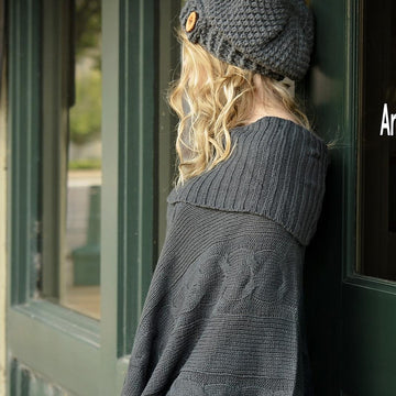 Button Tab Slouchy Hat / Pattern 020