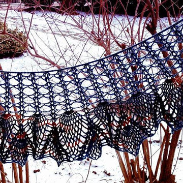 Ananas Crocheted Shawlette