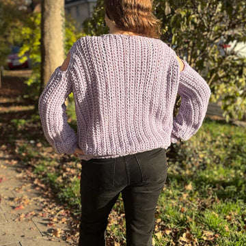 Sweater "Purple Rain"