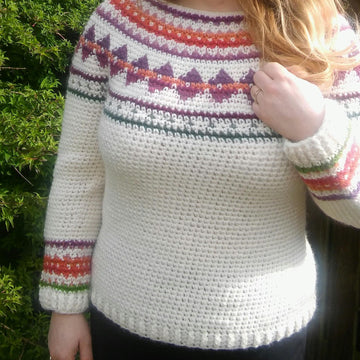 Snow Flowers Jumper
