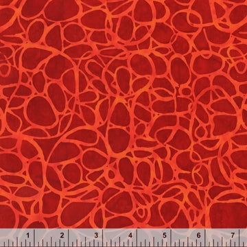 Anthology Fabrics Quiltessentials - Swirls Red