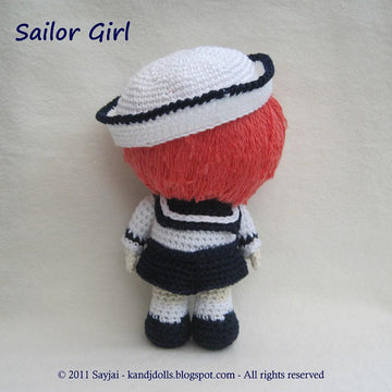 Sailor Girl - PDF Amigurumi doll pattern