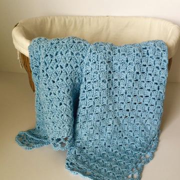 Baby Blue Baby Blanket