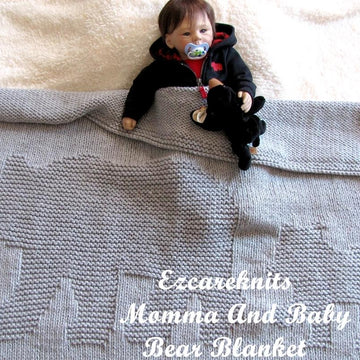 Mamma And Baby Bear Blanket