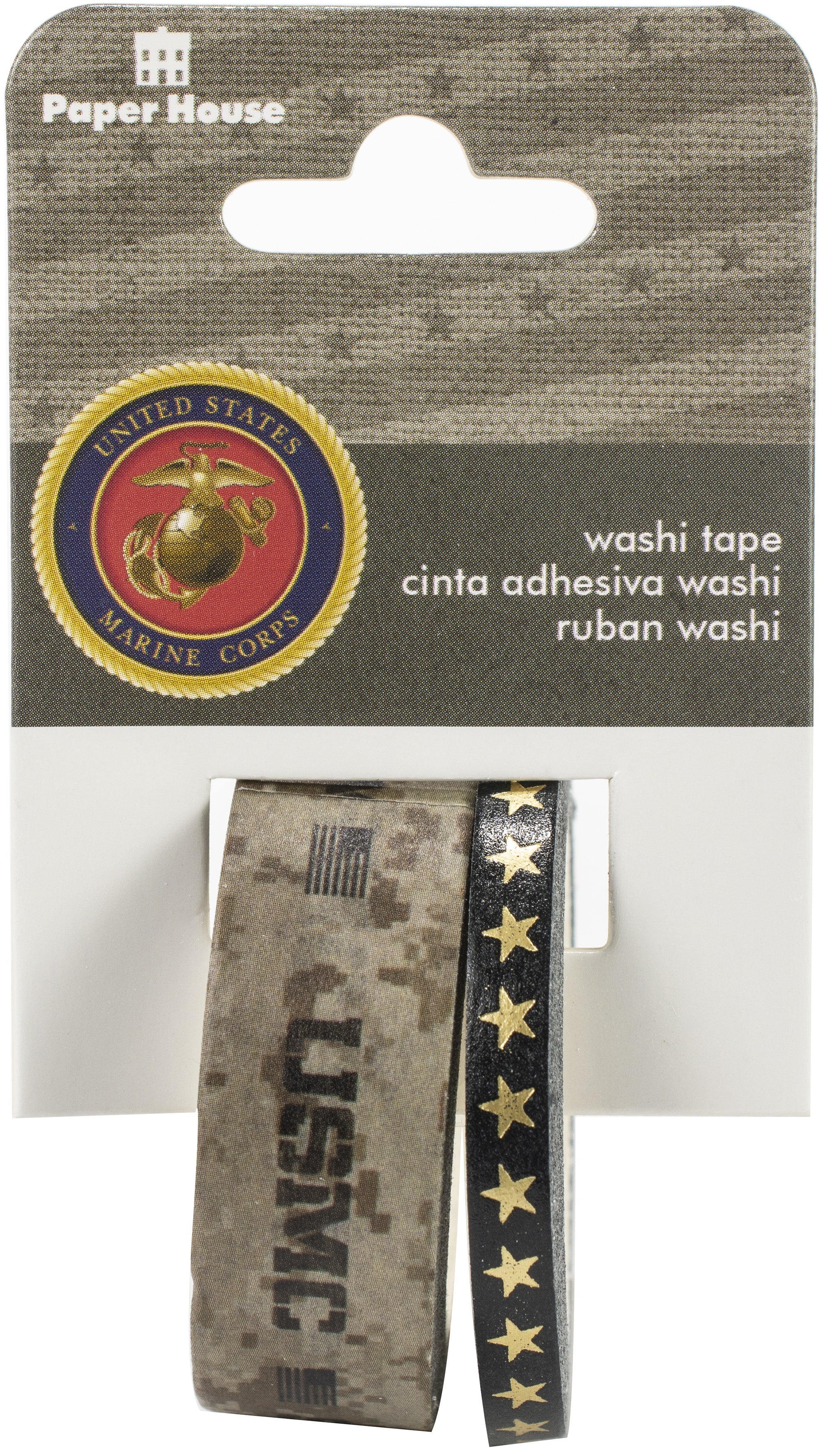 Paper House Washi Tape 2/Pkg - Semper Fi