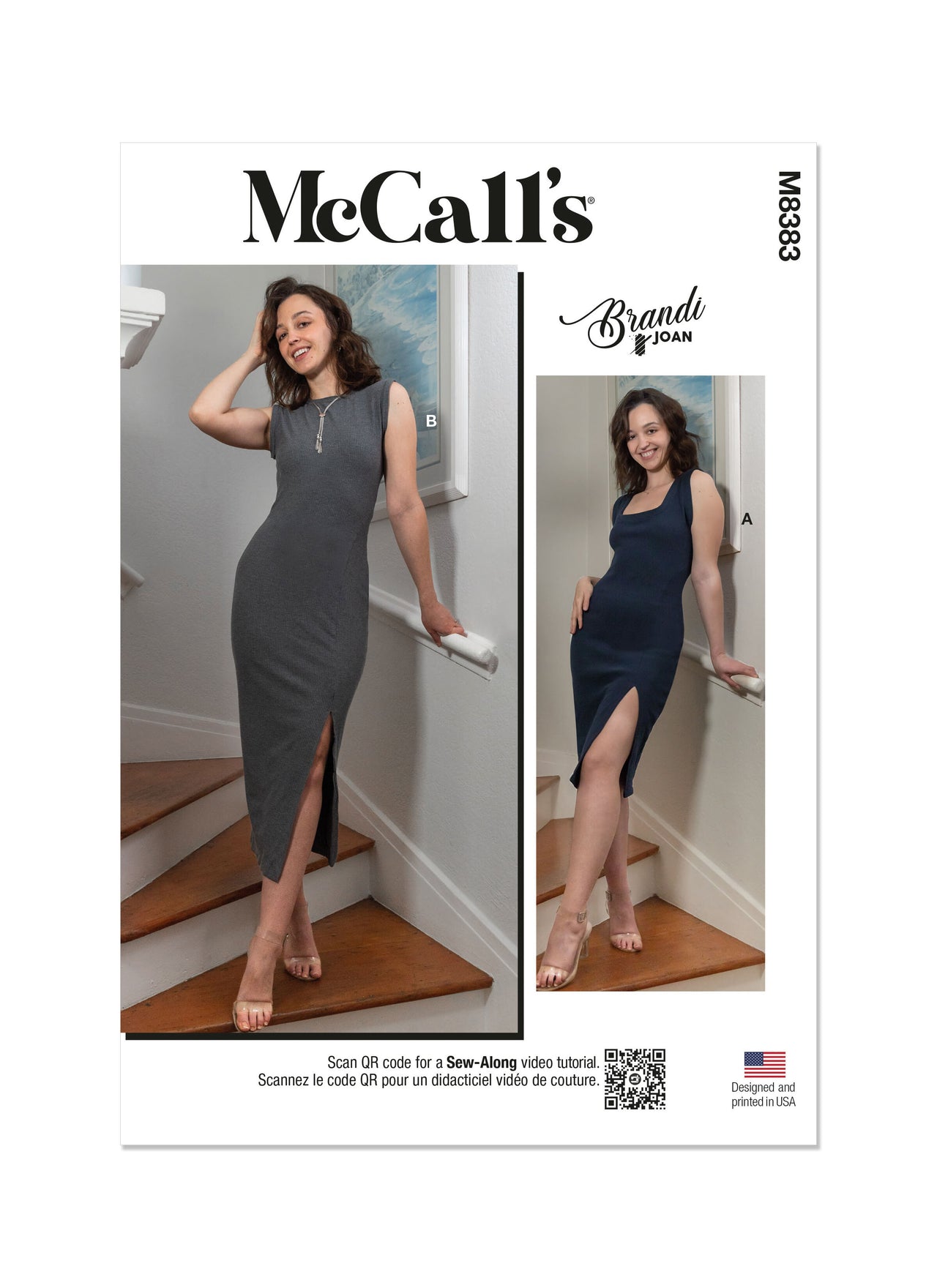 McCall's Misses' Knit Dresses by Brandi Joan M8383 - Sewing Pattern