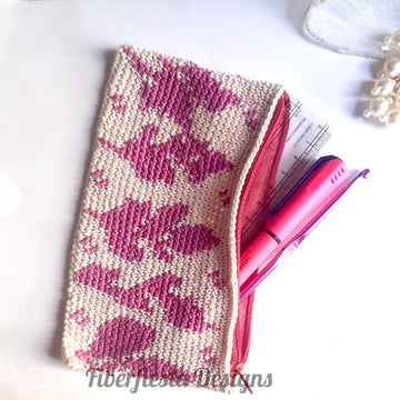 Leaf zipper pouch