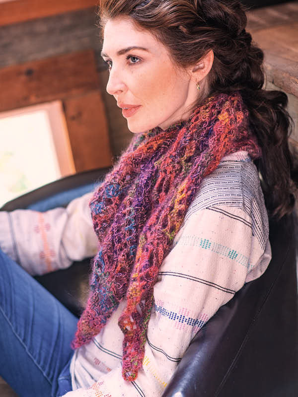 Cintia Shawl in Berroco Tiramisu - Downloadable PDF