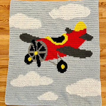Airplane Baby Blanket