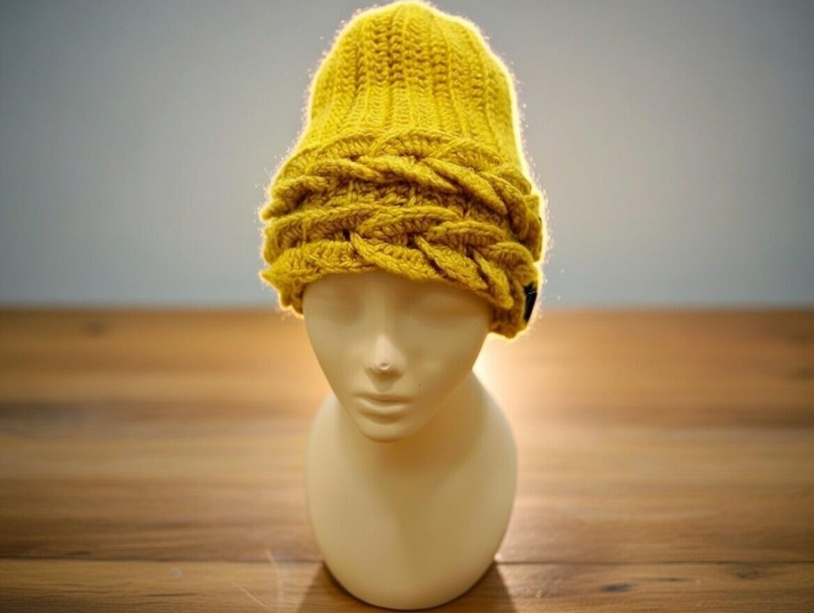 Crochet Braided Beanie Hat Pattern + Video Tutorial (PDF Download)Crochet braided hat PDF pattern with video tutorial