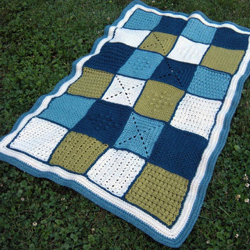 Stitch Pattern Sampler Blanket
