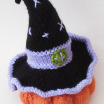 Halloween Witches Hat and Pumpkin Chocolate Orange Cosy