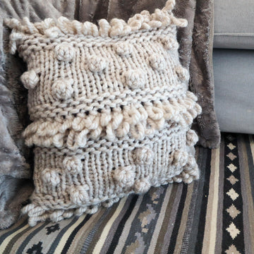 Bohemian Bobbles Pillow
