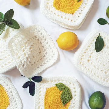 Citrus Squares Blanket