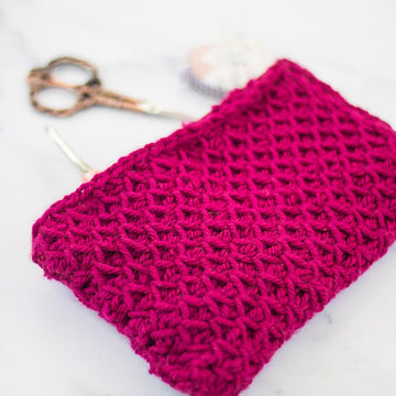Tunisian Smock Pouch