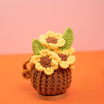 Daisy Basket Car Hanging