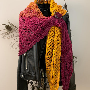 Triangular Scarf "Thalassa"