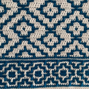 Calliope Mosaic Crochet Blanket