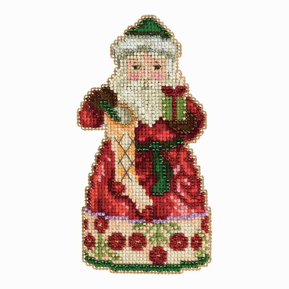 Mill Hill Christmas Santa Spirit Beaded Cross Stitch Kit