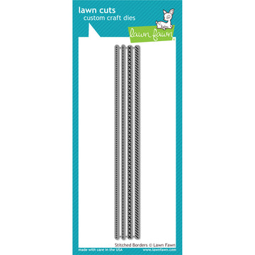 Lawn Fawn Lawn Cuts Custom Craft Border Die - Stitched, .062"X6" Each