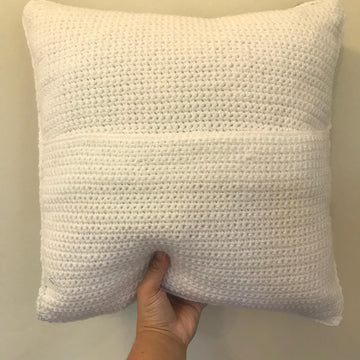 Equilateral two direction triangles cushion cover