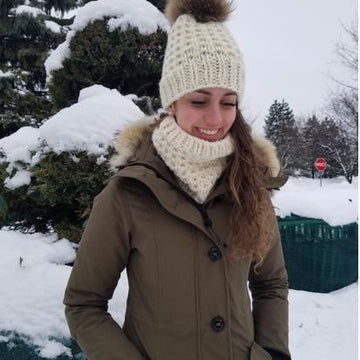 Crystal Snow Tuque Bonnet Maman et moi