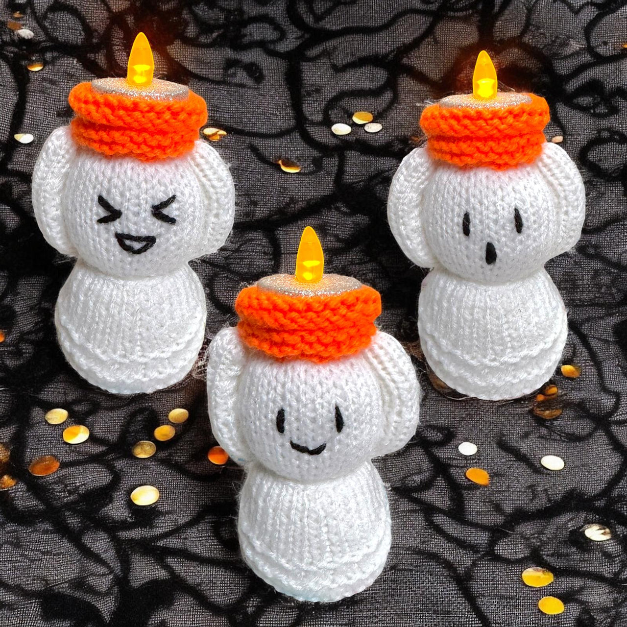 Halloween Ghost Tea Light Holder 10 cms