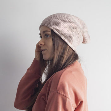 Unisex simple beanie - Slouchy beanie + VIDEO