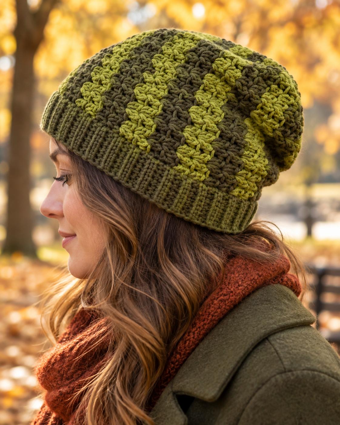 Crochet Women Hat Pattern PDF + Video Tutorial