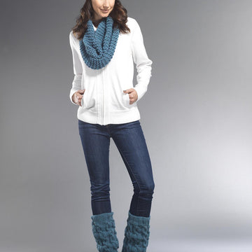 Dropped Stitch Snood