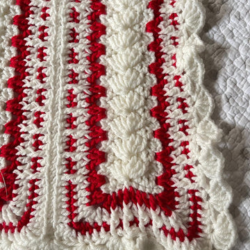 Candy Cane Panels Afghan Crochet Pattern